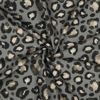 Preview: Dekodruck Animalskin Grau